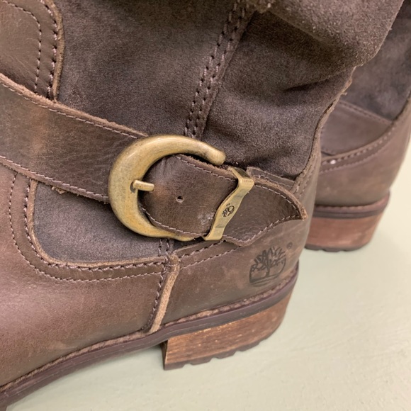 Timberland Suede Leather Women's Tall Boots - Picture 2 of 12